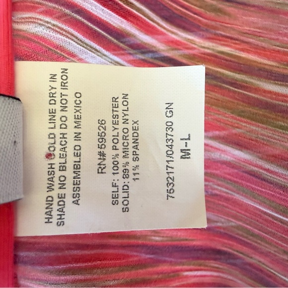 Becca‎ Printed Swim Cover Up Size M/L EUC - Picture 6 of 6